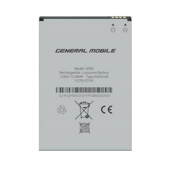 General Mobile GM8 Go Uyumlu Batarya Pil