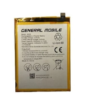 General Mobile GM9 Plus Uyumlu Batarya Pil