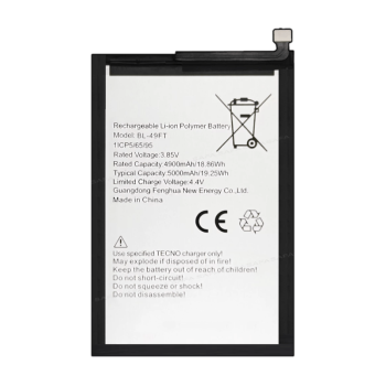Tecno Spark 8 Pro Uyumlu Batarya Pil