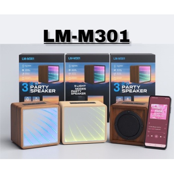 Party Speaker Bluetooth Hoparlör 5 Işık Modu LM-M301