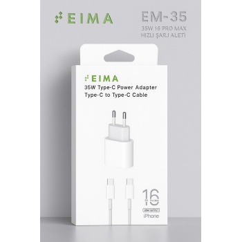 35W 16 Pro Max Hızlı Şarj Aleti Type-C To Type-C