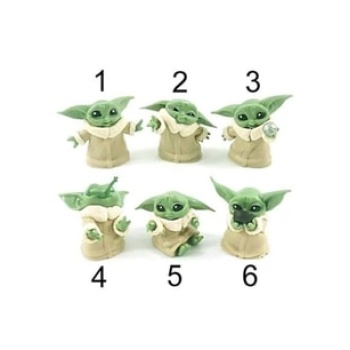 Mini Baby Yoda Figür 6 Adet