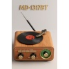 Plak Çalar Görünümlü Retro Pikap Radyo Bluetooth Hoparlör MD-1317BT