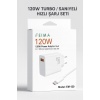 120W Turbo Saniyeli Hızlı Şarj Seti