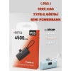 Type-C Girişli Mini Powerbank 4500 Mah P23