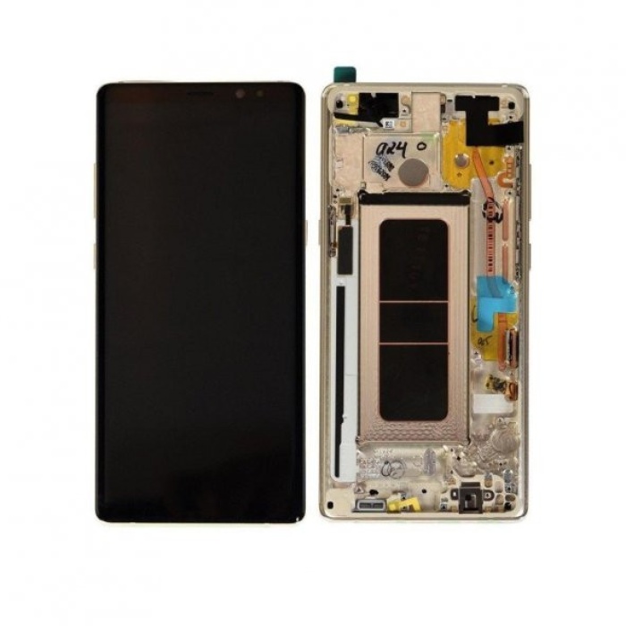 Samsung Galaxy Note 8 N950 Uyumlu Lcd Ekran Gold
