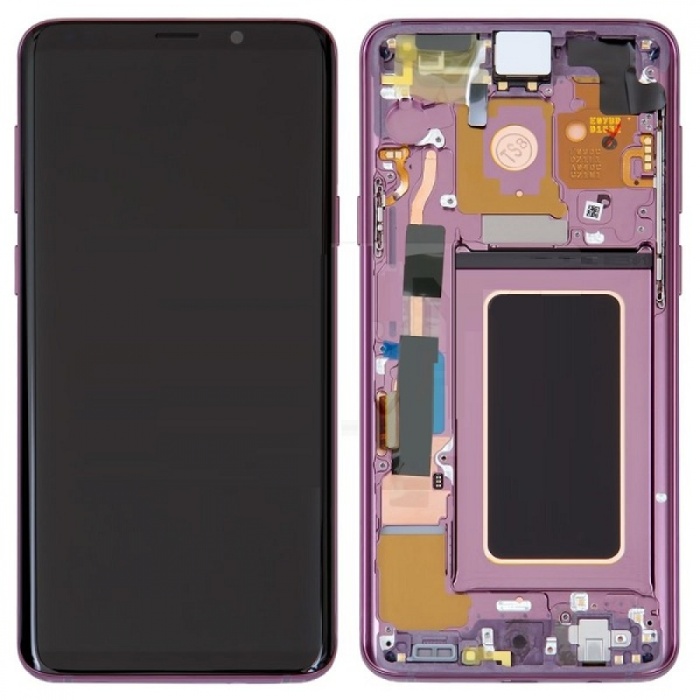 Samsung Galaxy S9 G960 Uyumlu Lcd Ekran Mor