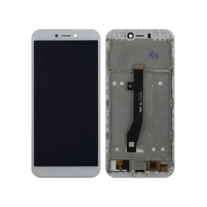 General Mobile Gm8 Go Uyumlu Lcd Ekran FULL ÇITALI Beyaz