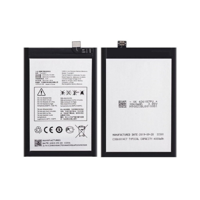 Alcatel 3X 2019 Uyumlu Batarya Pil