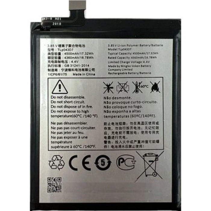 Alcatel X3 2020 Uyumlu Batarya Pil