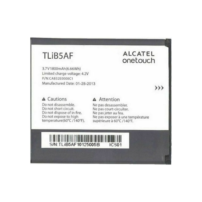 Alcatel Pop C5 Uyumlu Batarya Pil