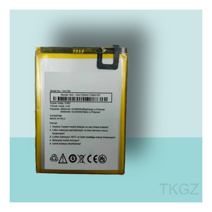 Casper Via F20 Uyumlu Batarya Pil
