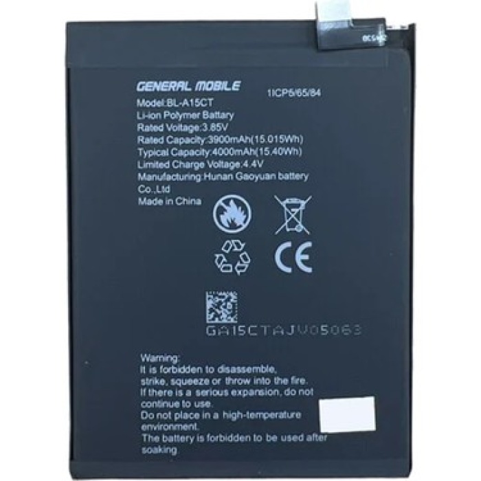 General Mobile GM 20 Uyumlu Batarya Pil