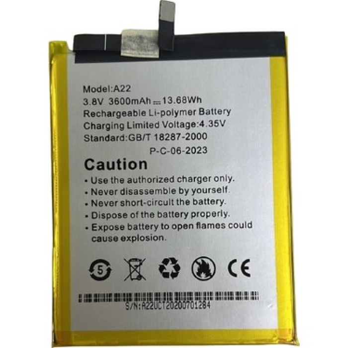 Hiking A22 Uyumlu Batarya Pil