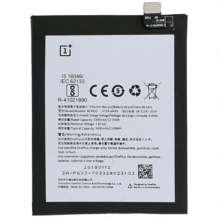 One Plus 3T Uyumlu Batarya Pil