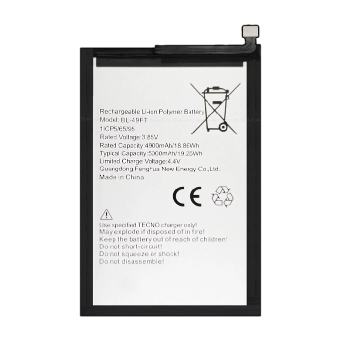Tecno Spark Go 2022 Uyumlu Batarya Pil