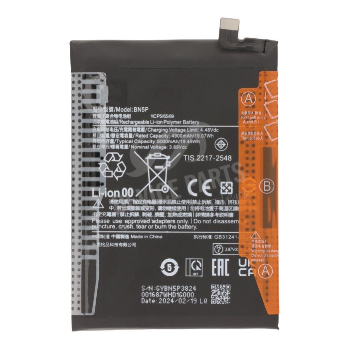 Xiaomi Redmi Note 13 BN5P Uyumlu Batarya Pil