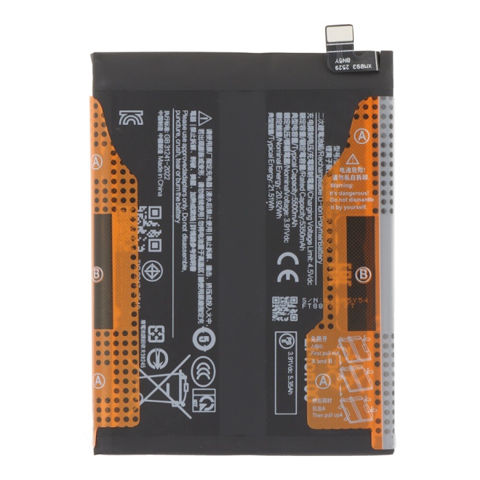 Xiaomi Redmi Note 14 Pro 4G BN5Y Uyumlu Batarya Pil