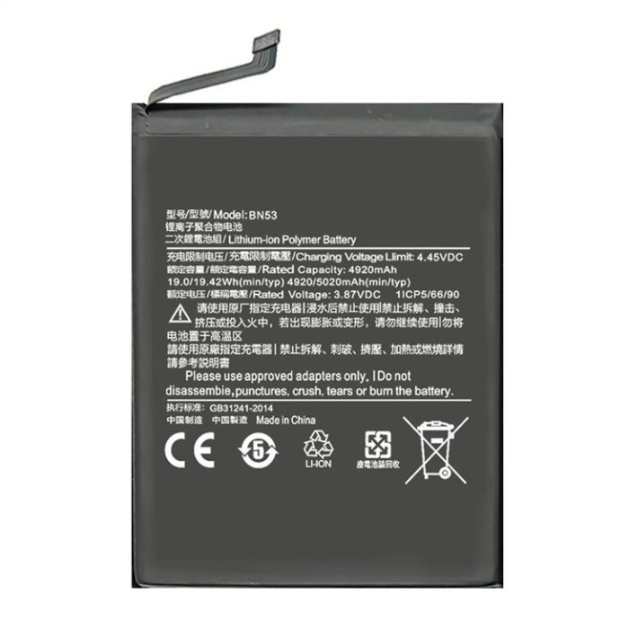 Xiaomi Redmi Note 9 Pro BN53 Uyumlu Batarya Pil