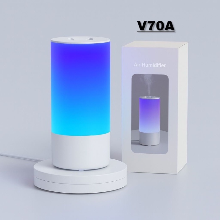 Hava Nemlendirici Renkli Işıklı Air Humidifier V70A