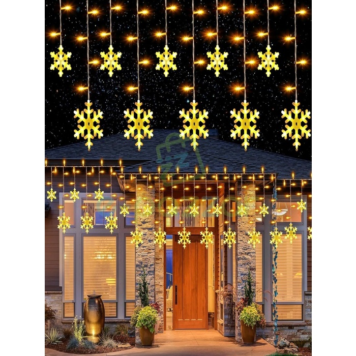 3m 12 Saçaklı 12 Kar Tanesi 8 Fonksiyonlu