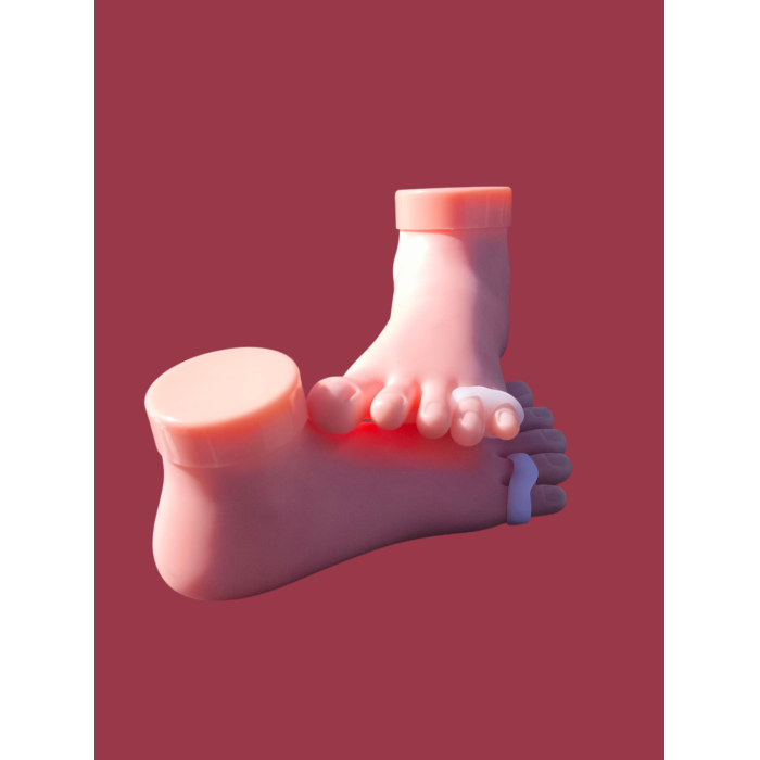 Silikon Serçe Parmak Ayırıcı Koruyucu Yüzük 22