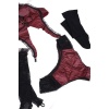 Askılı Bordo Renk Kadın Babydoll