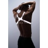 Reflektörlü (Karanlıkta Parlayan) Göğüs Harness, Erkek Pantolon Askısı, Reflektörlü Clubwear - APFTM160
