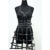 Deri Etek ve Deri Göğüs Harness Takım, Cosplaywear - APFT1013
