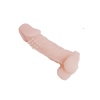 Penix Gerçekçi Testisli Dikenli Penis Kılıfı - Ten