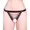 Fantezi Deri Kadın Zincirli String BC0043