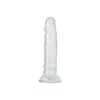 Şeffaf Fosforlu Silikon Dildo 13 cm
