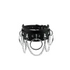 Halka ve Zincir Detaylı Seksi Choker - APFT407