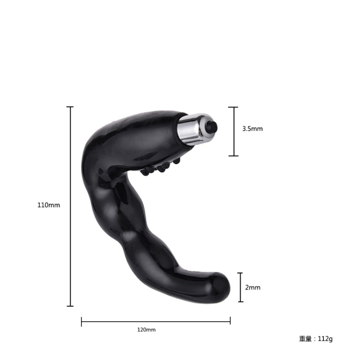 Backpart Prostat Uyarıcılı Titreşimli G-Spot ve Anal Plug Vibratör