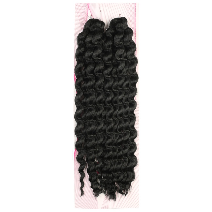 Nice Bulk Afro Su Dalgası Saç - Siyah