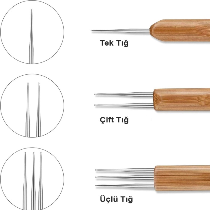 Rasta Tığı Çift Taraflı - 0.50mm