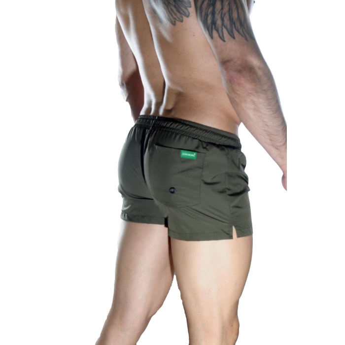 Erkek Yeşil Mini Mayo Short