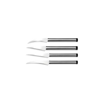 Sinerji Krom Saplı 4Lü Dekor Bıçak Seti