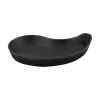 Lava Fajita Tabağı Damla Form Siyah Mat 10 X 20 Cm