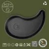 Lava Fajita Tabağı Damla Form Siyah Mat 10 X 20 Cm