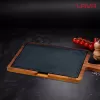 Lava Sıcak Servis Plaka Dikdörtgen Ahşap Stand 22 X 33 Cm 266