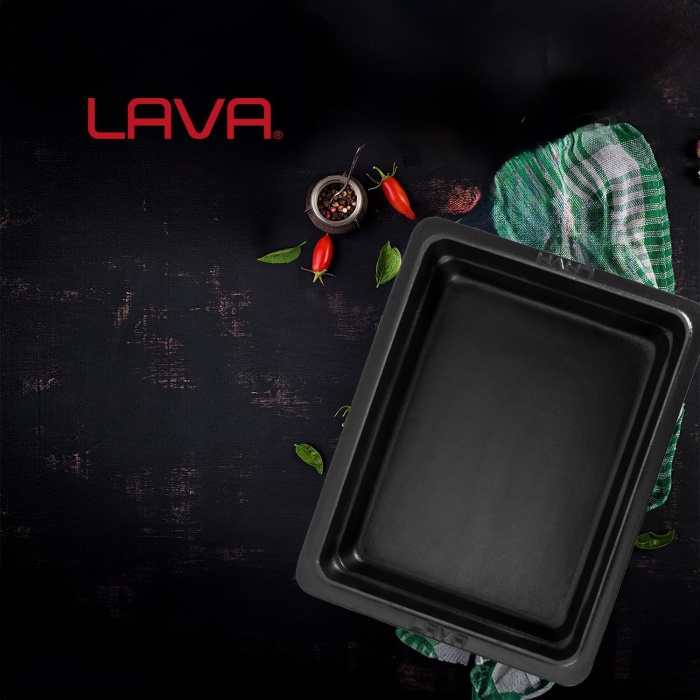 Lava Servis Tabağı 26 X 33 Cm Kırmızı