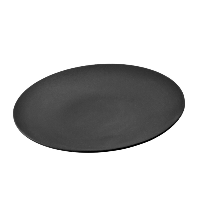 Lava Servis Tabağı Yuvarlak Siyah Mat 21 Cm
