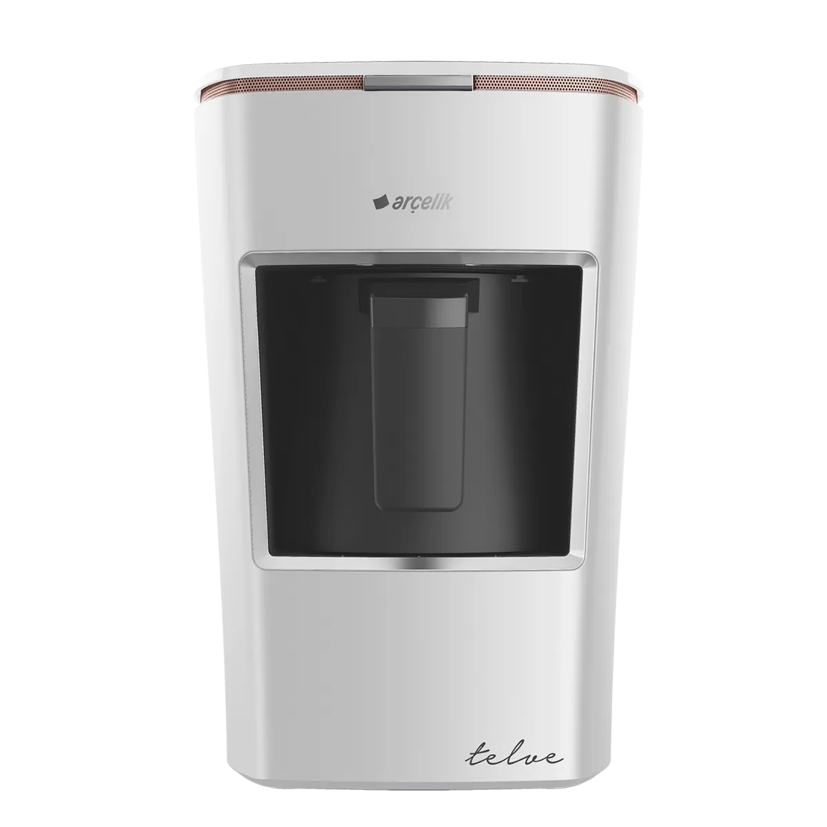 ARÇELİK K 3300 Mini Telve Beyaz Türk Kahve Makinesi