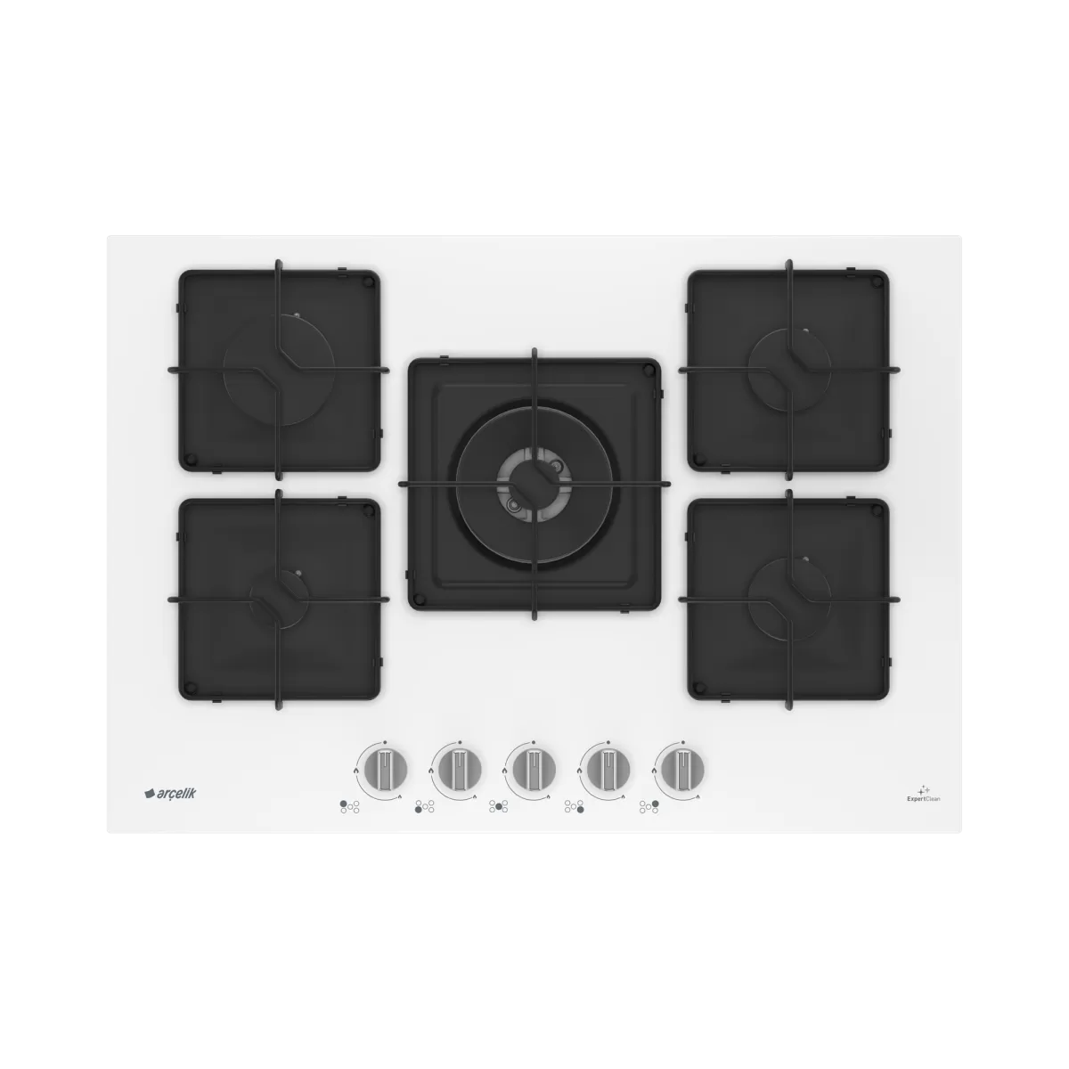 ARÇELİK OCD K 752 EWB Gazlı Cam Tablalı Ocak