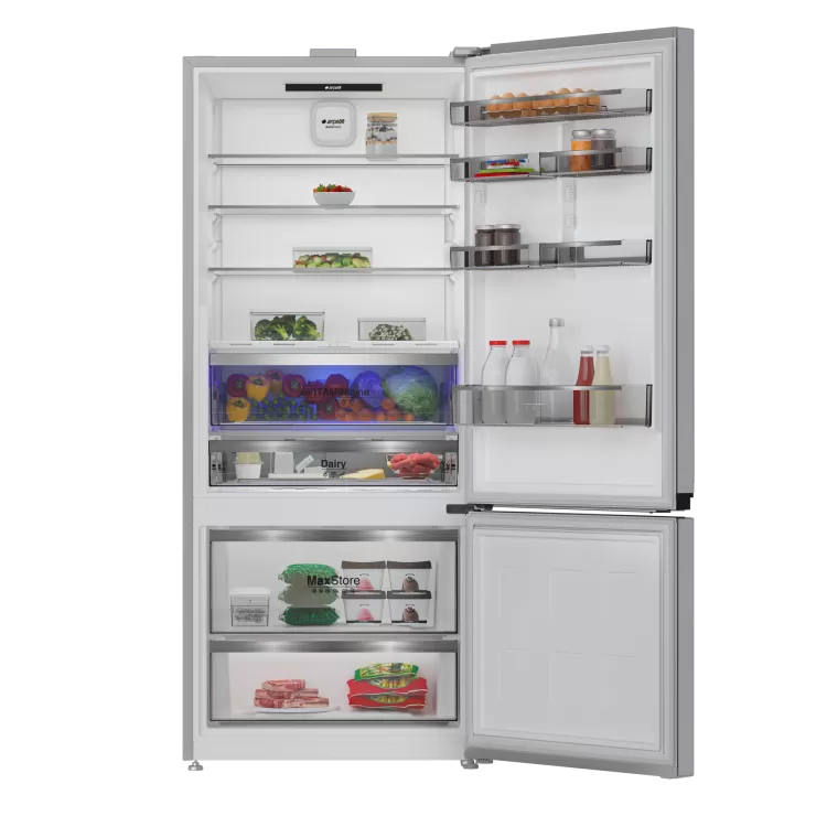ARÇELİK 278552 EI AI Fit Yapay Zeka Teknolojili Alttan Donduruculu Buzdolabı