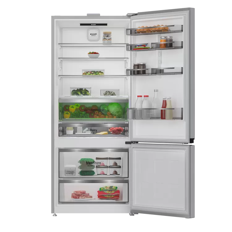 ARÇELİK 278552 EI AI Fit Yapay Zeka Teknolojili Alttan Donduruculu Buzdolabı