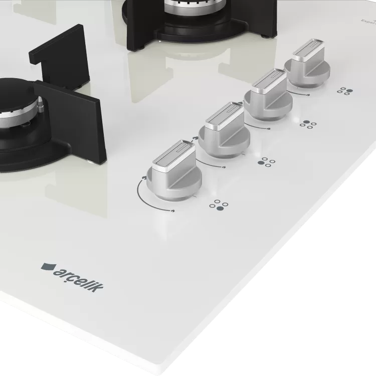 ARÇELİK OCD T 651 DWB Fibona Serisi Gazlı Cam Tablalı Ocak