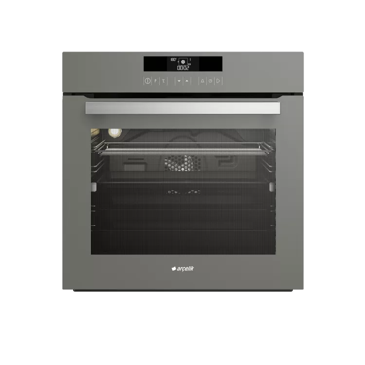 ARÇELİK 9670 CTG Grion (Gri Cam) Ankastre Fırın