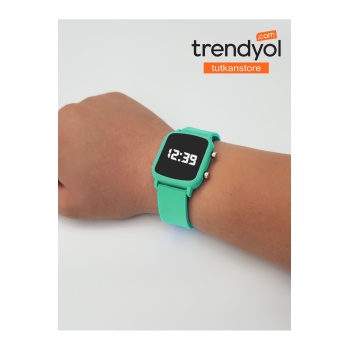 Dijital Led Çocuk Saati Silikon Kordon Erkek Ve Kadın Tüm Bileklere Uygun